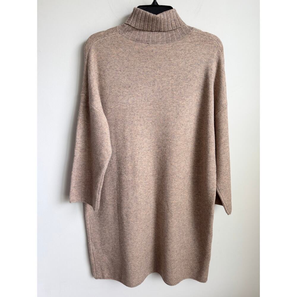 Pomander Place Vivianne Turtleneck Mini Sweater Dress Hazelwood Womens Medium - Picture 8 of 8